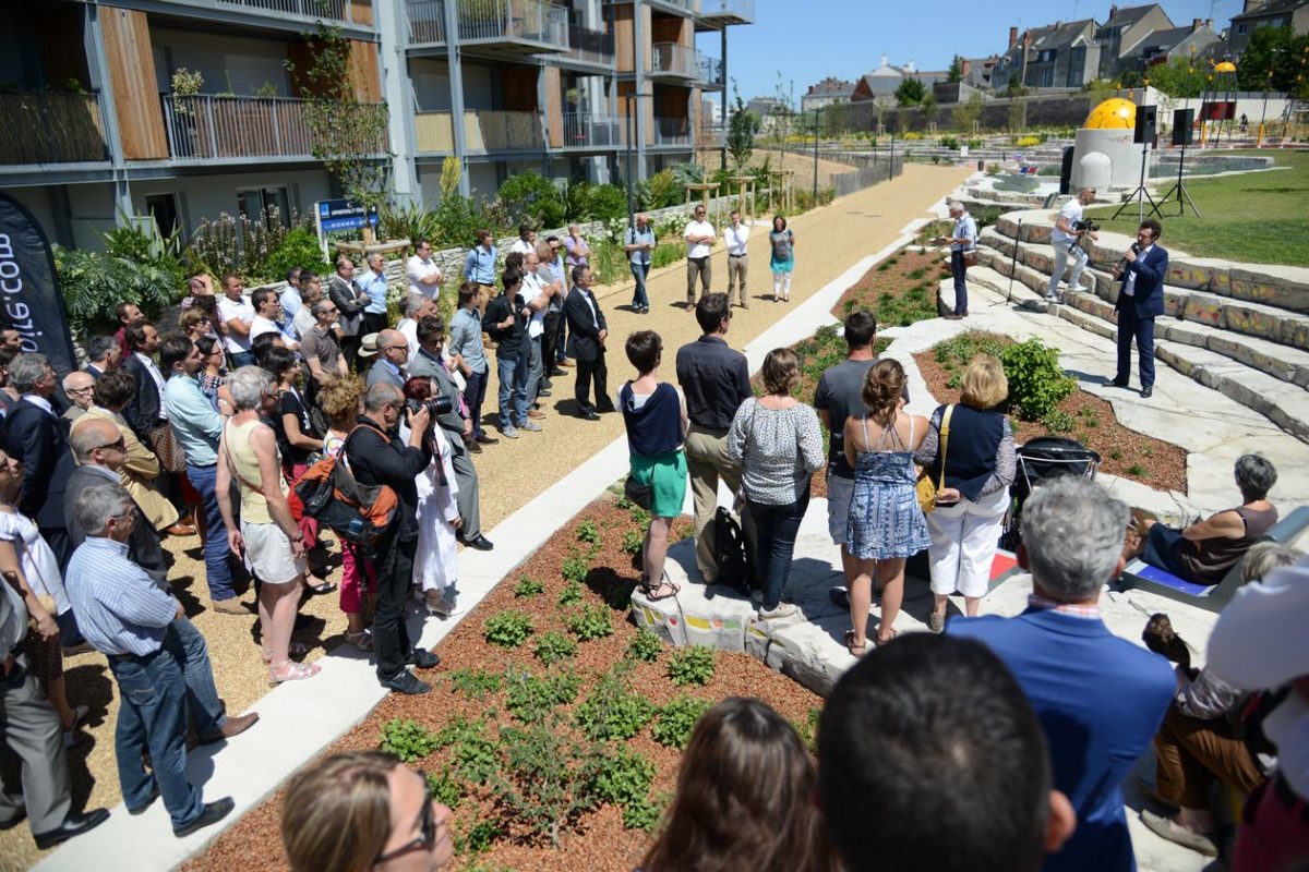 Inauguration du parc du quartier Pôle Gare