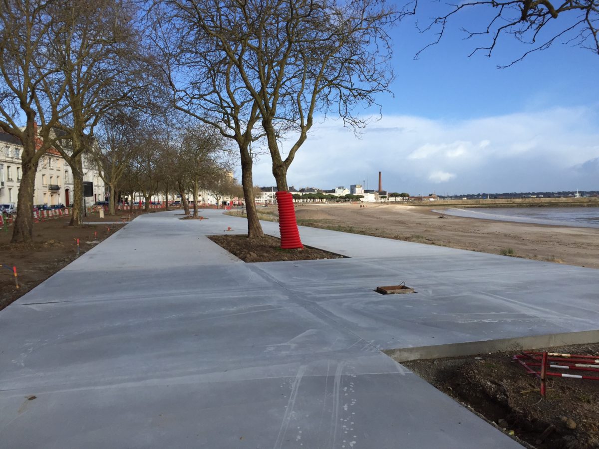 Avancement sur le front de mer de Saint-Nazaire