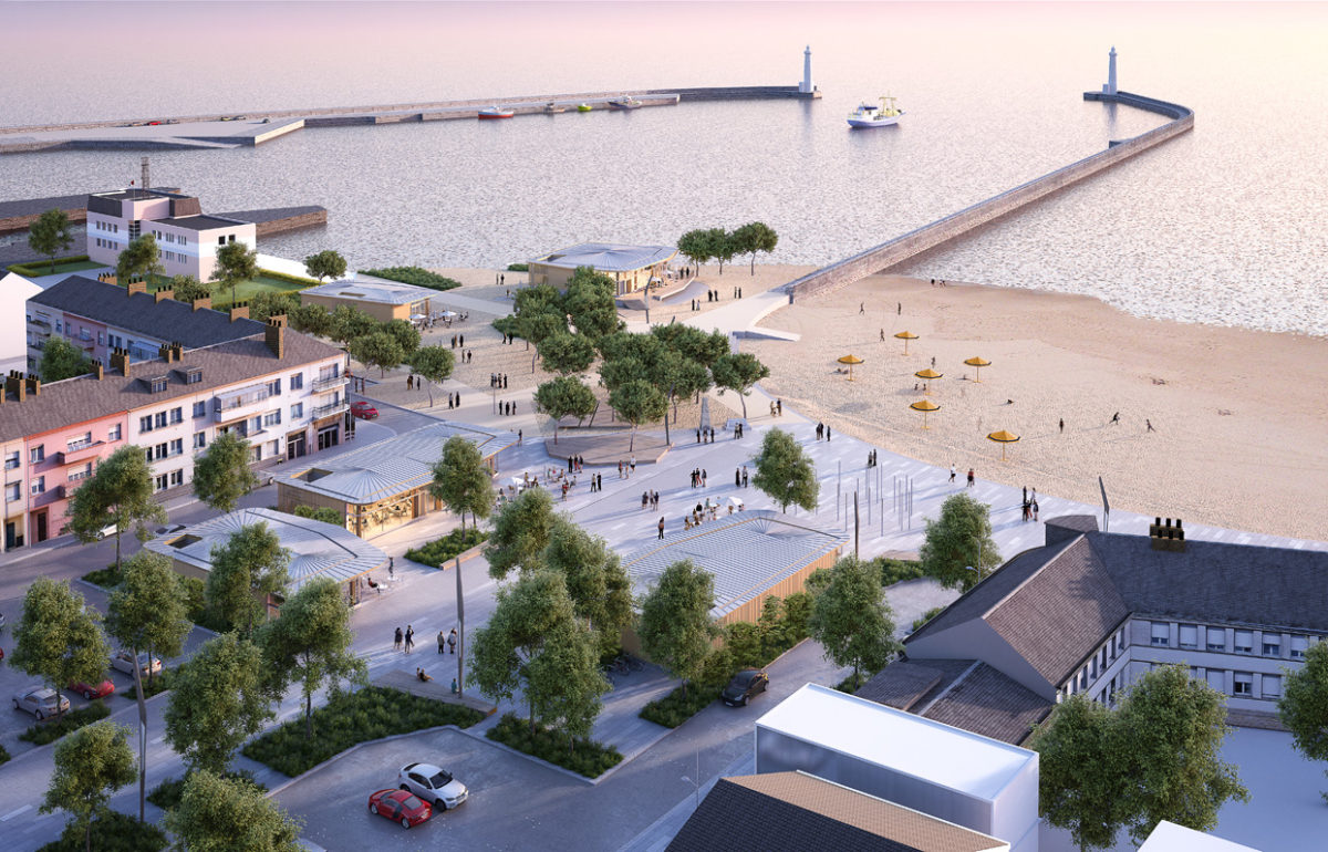 Les dernières images du projet de la tranche 3 du front de mer de Saint Nazaire rendues publiques