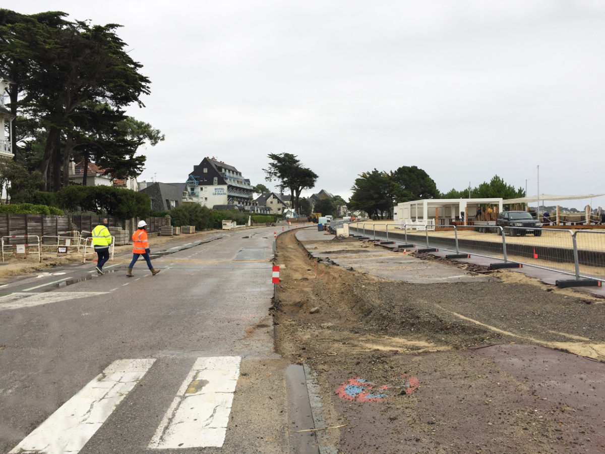 Carnac, démarrage du chantier!