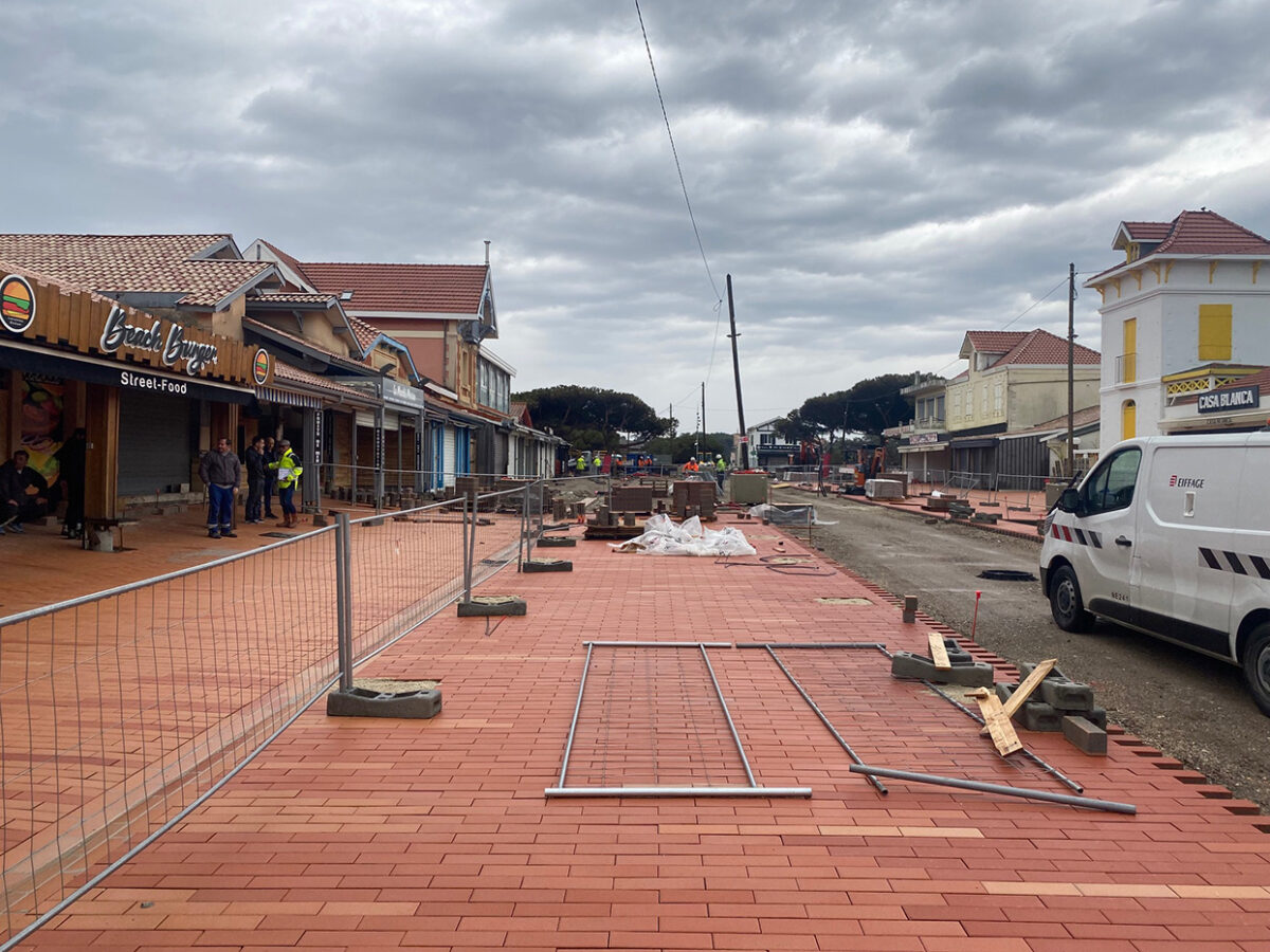 Lacanau, chantier en cours