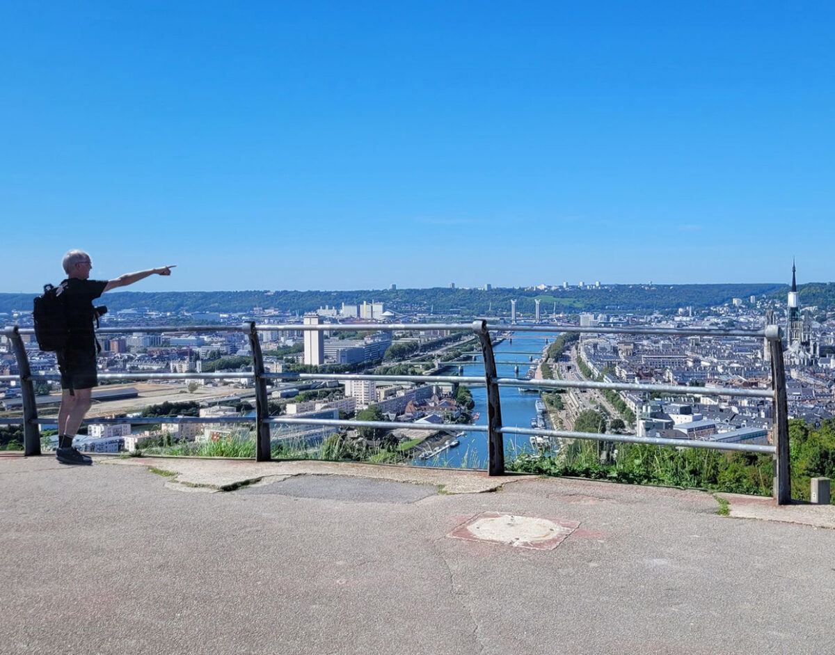 Rouen, côte Sainte-Catherine